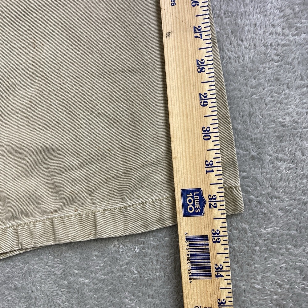 Wrangler Cargo Pants Men Beige Measures 35x32.5 No Sizing Baggy Grunge Workwear - Picture 11 of 14
